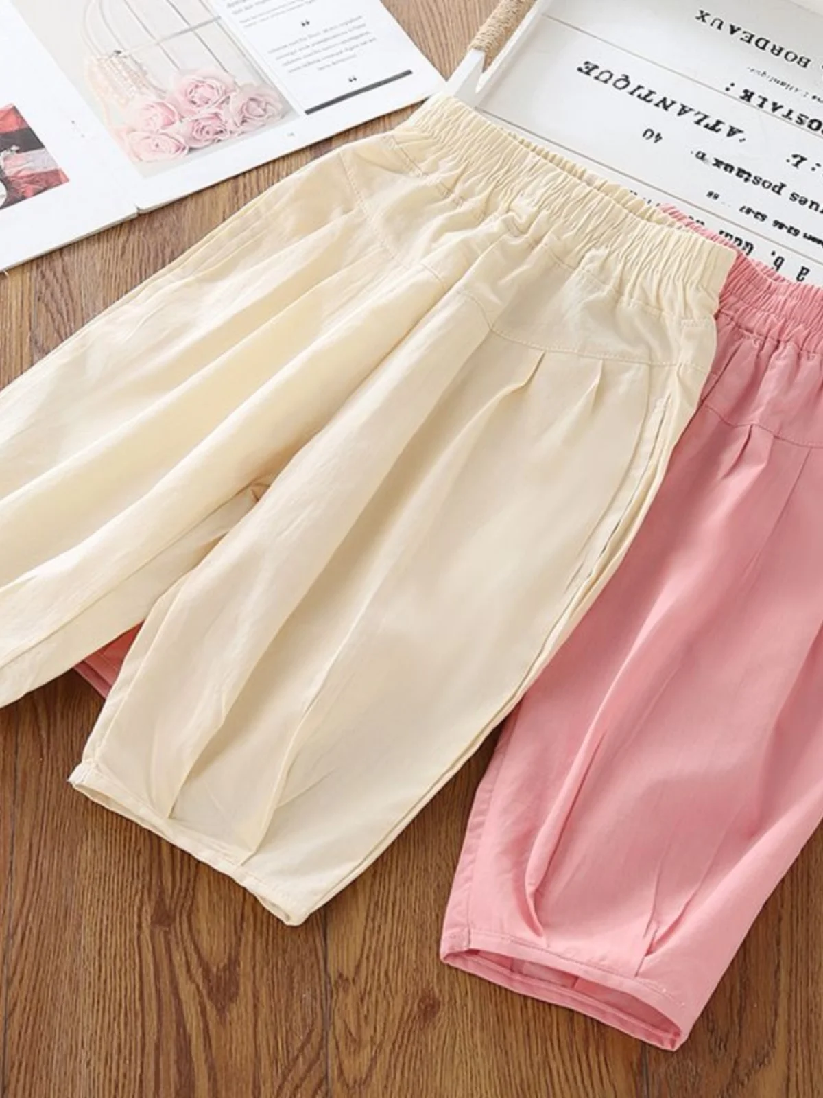 

Lightweight Breathable Mosquito-Resistant Lantern Pants for Little Girls Summer New Sle Korean Faion Versatile Loose Fit