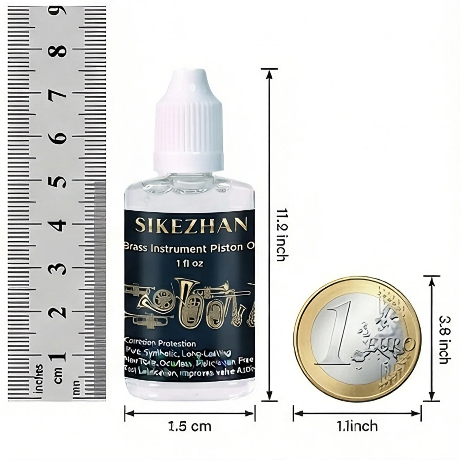 Universal Valve Oil for All Brass Instruments-High Grade Piston Lubricant for Trumpet & Tuba-Odourless, Non-Toxic & Fast Acting image 6