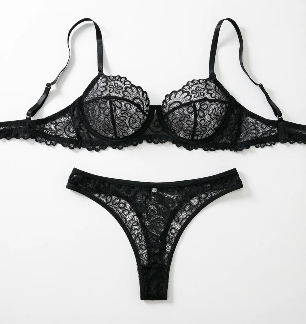 

Women's Lingerie Sets Sexy Lace Lingerie Suit for Women Mesh See-through Sexy Lingerie Ladies Body Shaping Underwear Set