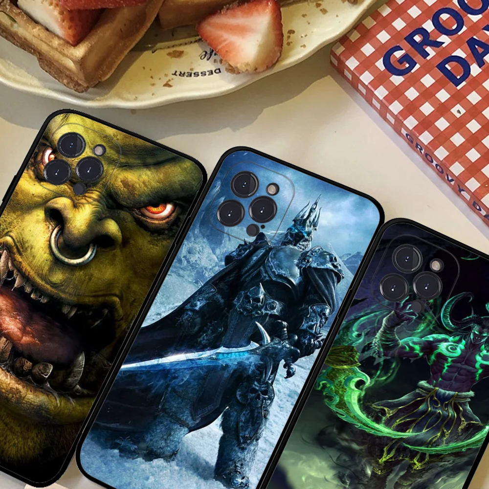 W-World Of W-Warcraft Phone Case For IPhone 16 15 14 11 12 13 Mini Pro XS Max Cover 6 7 8 Plus X Funda Shell