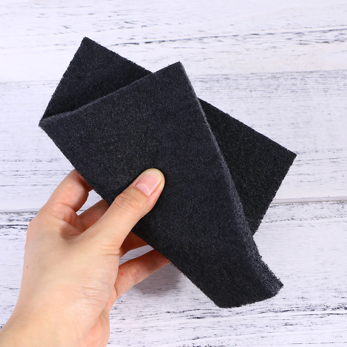 

6Pcs Cat Litter Box Carbon Filters Square Shape 6.5x6 Inch 10mm Thick Replacement Absorbent Odor Control for Dome and