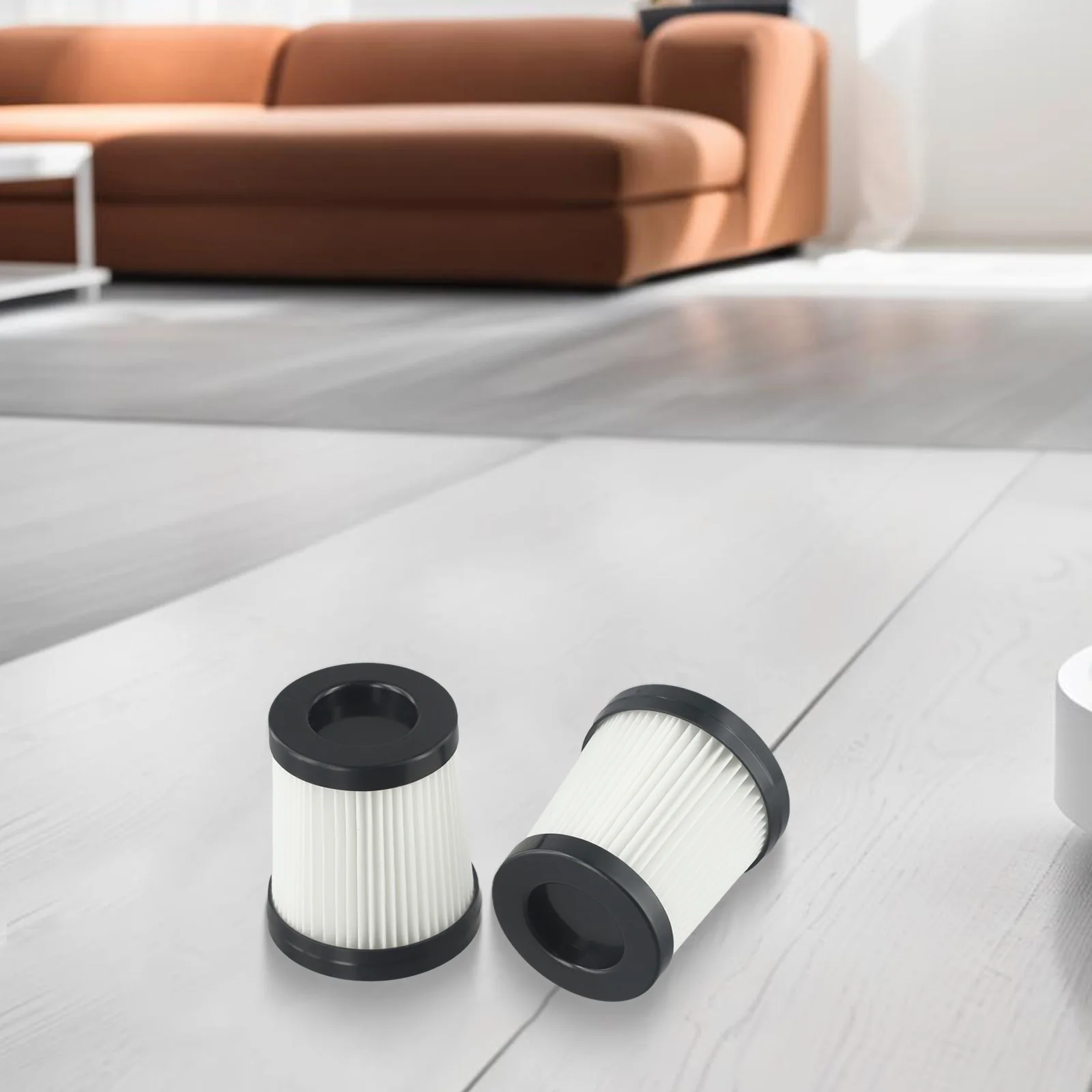 استبدال فلتر HEPA للتنظيف المنزلي، عبوتان من فلاتر المكنسة الكهربائية، فلتر مكنسة كهربائية لاسلكي، فلتر مكنسة كهربائية قابل لإعادة الاستخدام