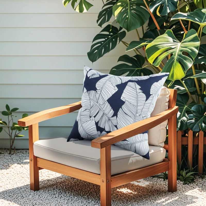 

2 Pack Outdoor Throw Pillows Waterproof And Fade-resistant Patio Cushions For Garden Soft And Comfortable Decorative Pillow