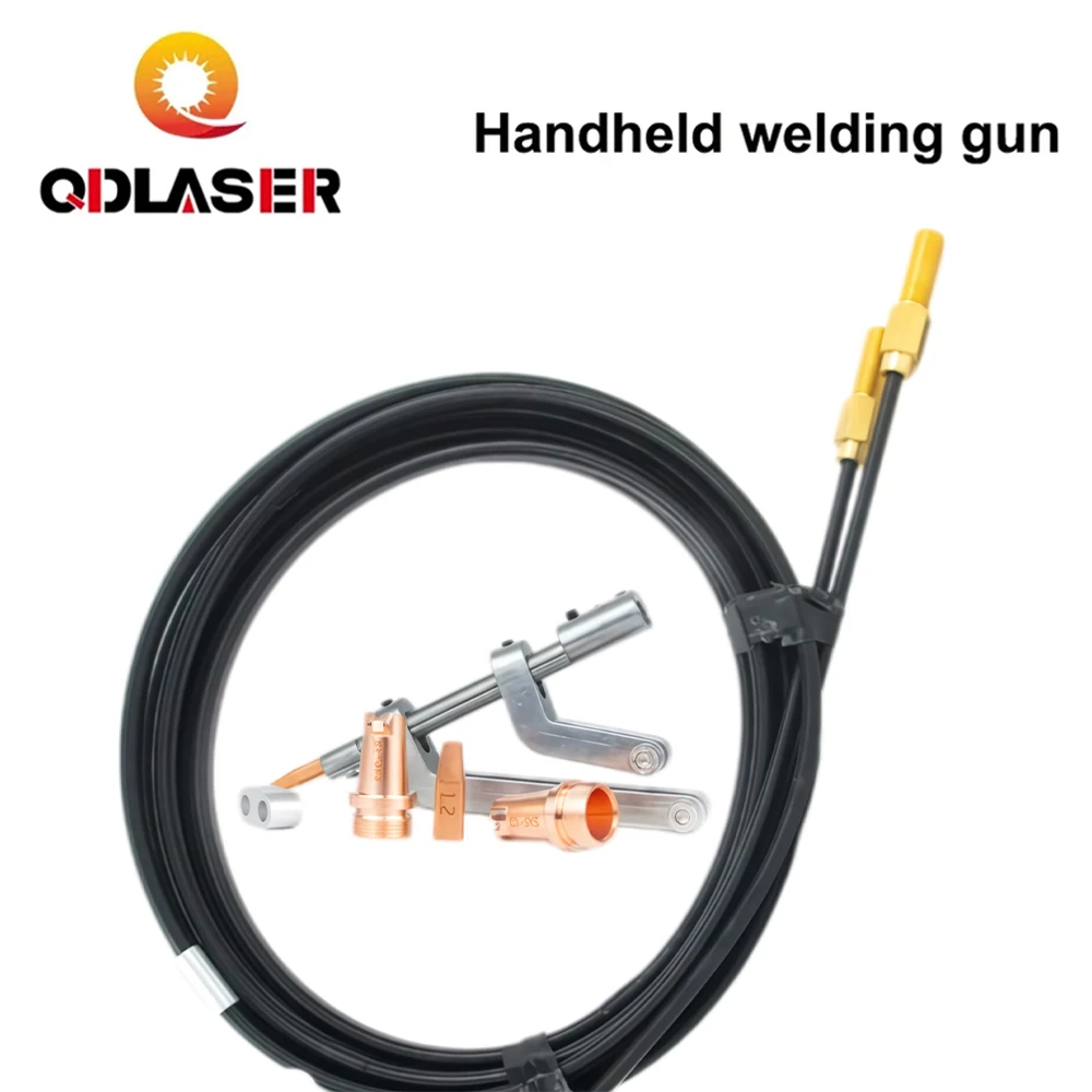 QDLASER Handheld Laser Welding Double Wire Feeding Guide Nozzle Copper Tip Adjustment Block AS Series for Welding Head