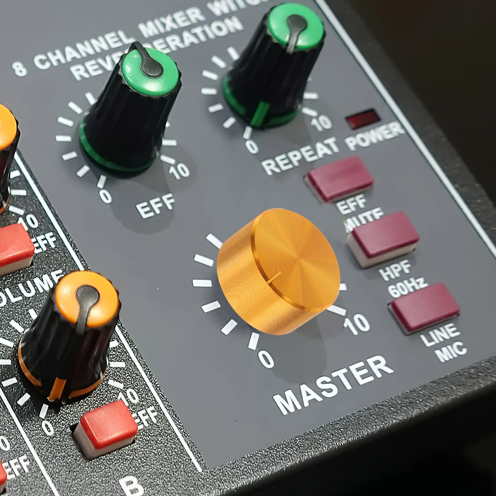 

2Pcs Universal Potentiometer Rotary Knobs Plastic Durable Replacement Light Dimmer Control Knobs for Adjustable Brightness