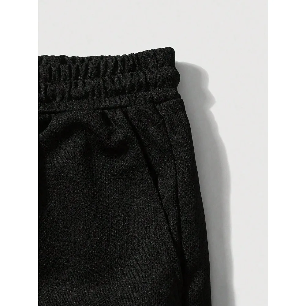 شورت رياضي رجالي برباط وخصر بطبقة مزدوجة يسمح بالتهوية ومريح بقصة ضيقة للصالة الرياضية 2 في 1 شورت عالي الأداء #4