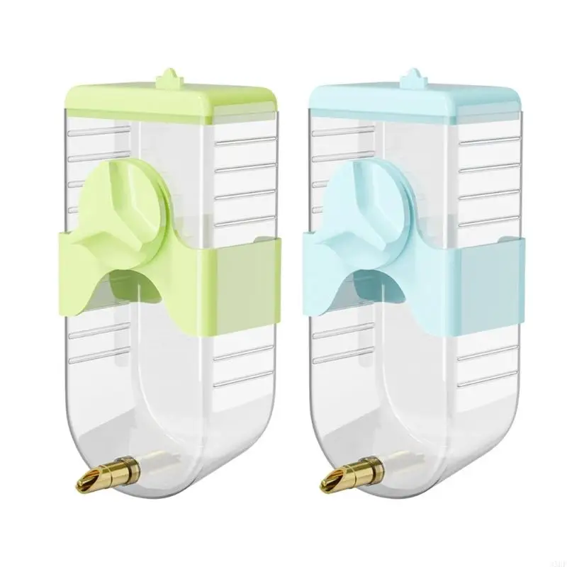 

Practical Bird Cage Water Feeder with Automatic Pin and Easy Install Designs Clear Water Bottle for Clean Water Access