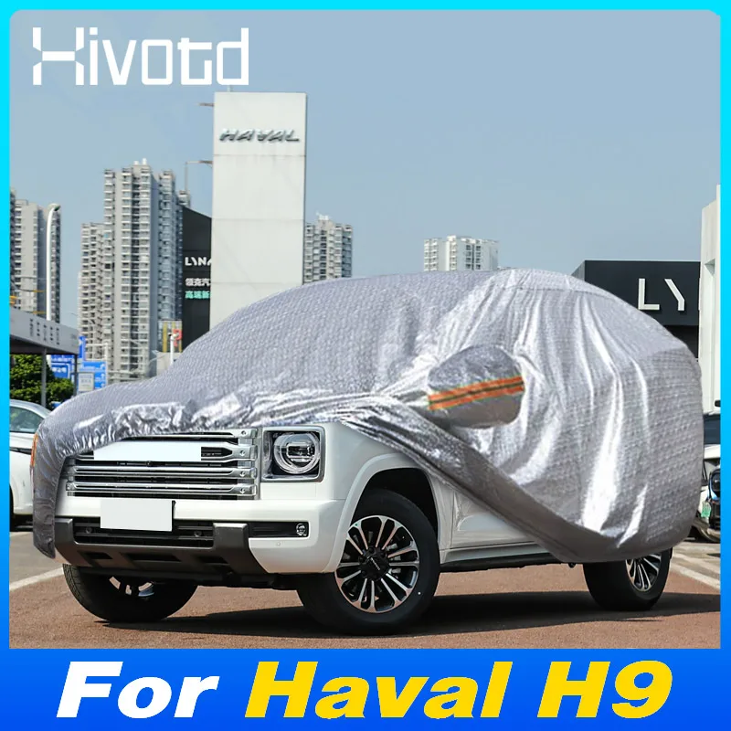 

Hivotd Outdoor Car Protective Cover For Haval H9 MK2 2025 Full Body Anti Scratch Dustproof Exterior Frame Modification Parts