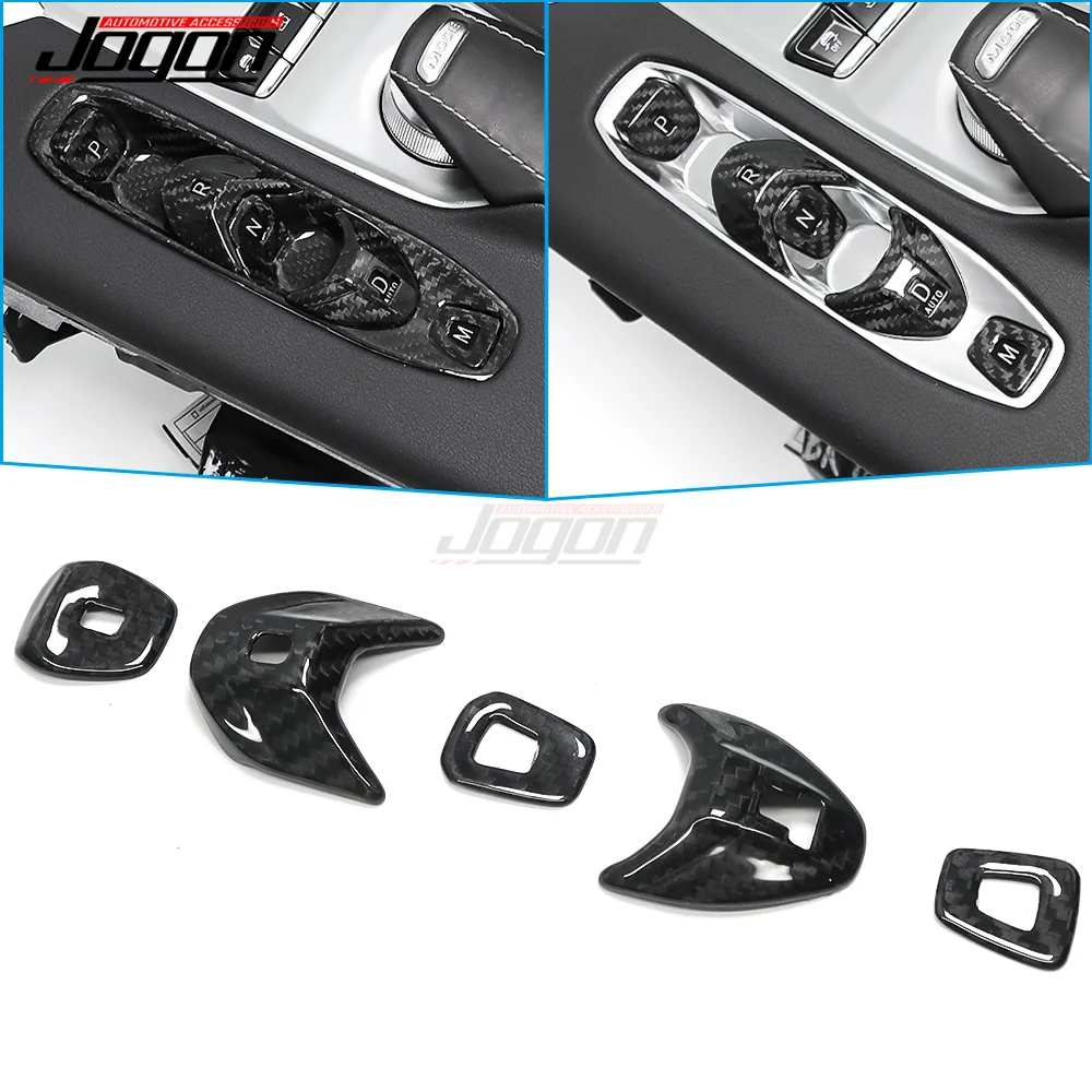 

Для Corvette C8 Stingray Z06 Z07 Z51 2020 2021 2023 2024, кнопка коробки передач из углеродного волокна, накладка переключателя центральной консоли