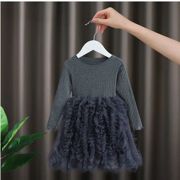 Meisjes zomer nieuwe stijl 2025-stijl jurk klein meisje zomer prinses vest jurk pluizig gaas jarretelrokje