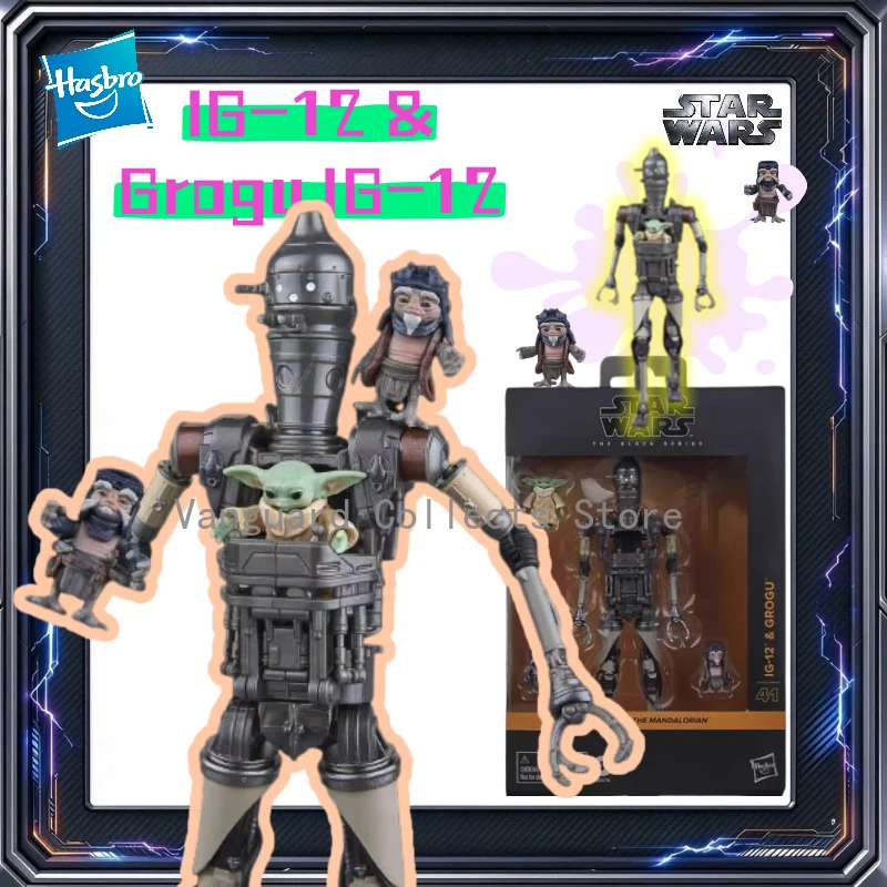 【IN STOCK】Hasbro Star Wars The Black Series The Mandalorian Ig12 Grogu Action Figure Collectible Toy Perfect Gift