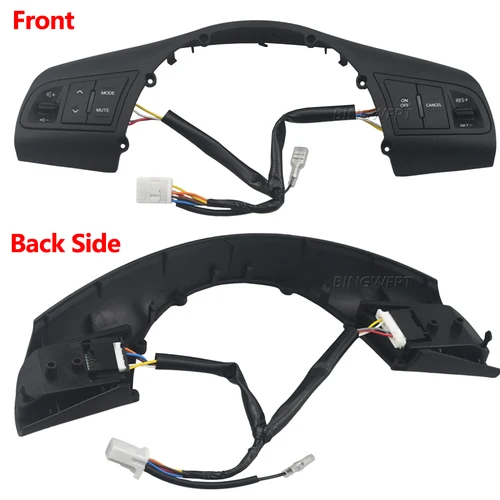 Imagen 2 del producto Interruptores multifunción, botones de Control de volumen Bluetooth, Control de crucero del volante para Kia Forte Shuma Cerato Koup 2008-2012