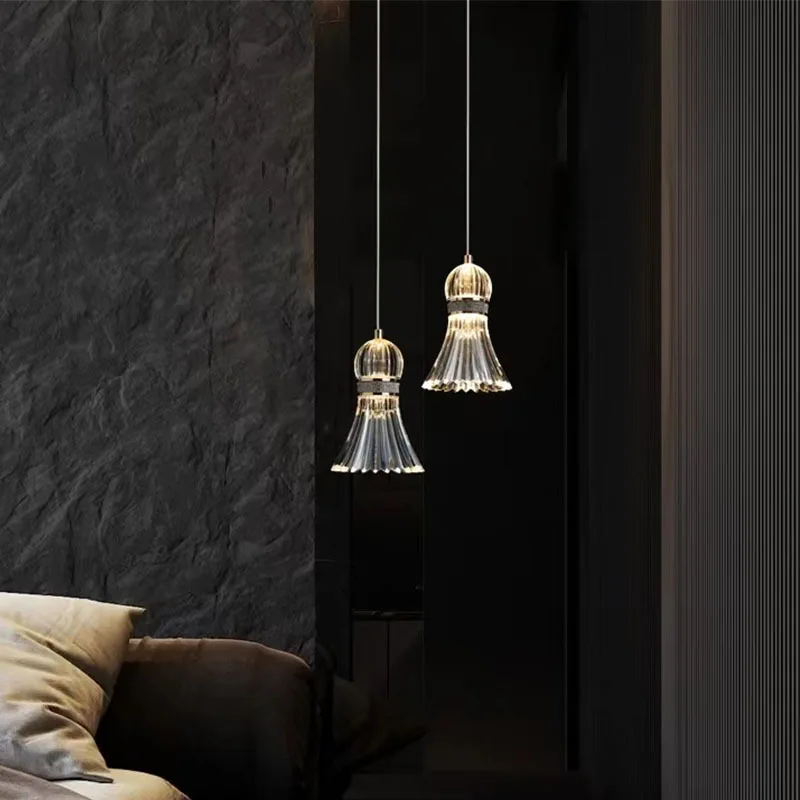 

Bedside chandelier bedroom dining room new Chinese modern simple Nordic light luxury