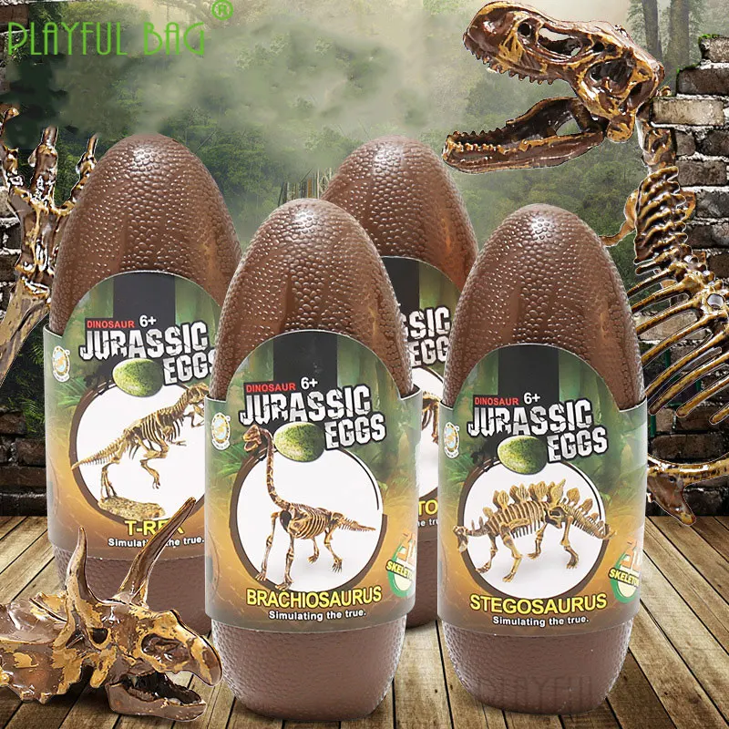 

Interesting toy simulation archaeological dinosaur egg puzzle mining Tyrannosaurus Rex fossil splicing animal model hd04