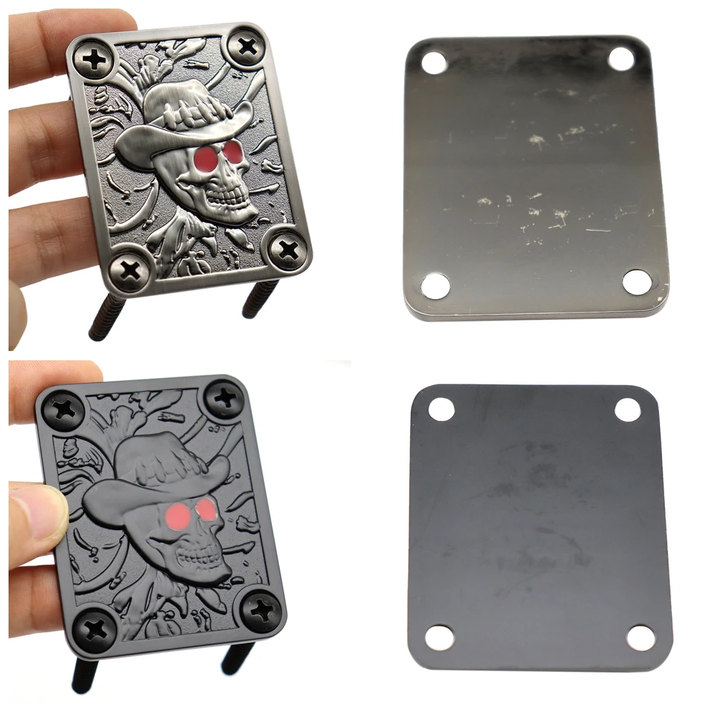 1Set Gitarren-Halsplatte mit Schrauben, quadratisch, für ST TL Gitarre, Jazz Bass, Ersatz-Gitarrenzubehör, 7 Farben – Detail 10