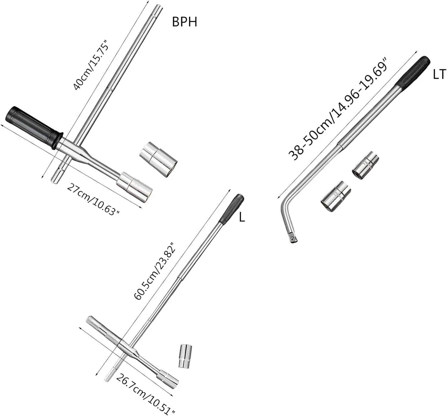 Car Tire Cross Wrench Labor Saving Disassembly Extension Automobile Wrench Tire Change Socket Wrench Tire Manual Car Repair