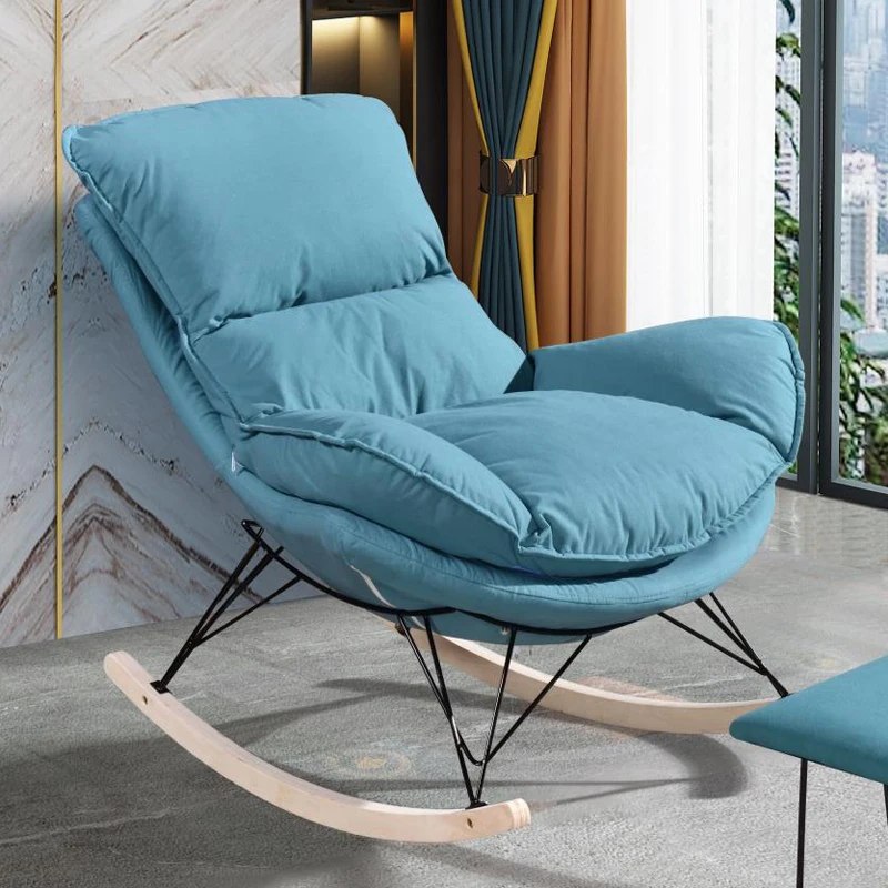 Lazy Living Room Chair Rocking Designer Meditation Nordic Sofa Modern Lounge Sillas Para Salon De Bellezs Home Furniture