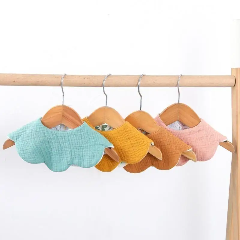 4x7d 6-layer Baby Bib สำหรับทารกแรกเกิดผ้าฝ้ายเรอผ้านุ่มและระบายน้ำ