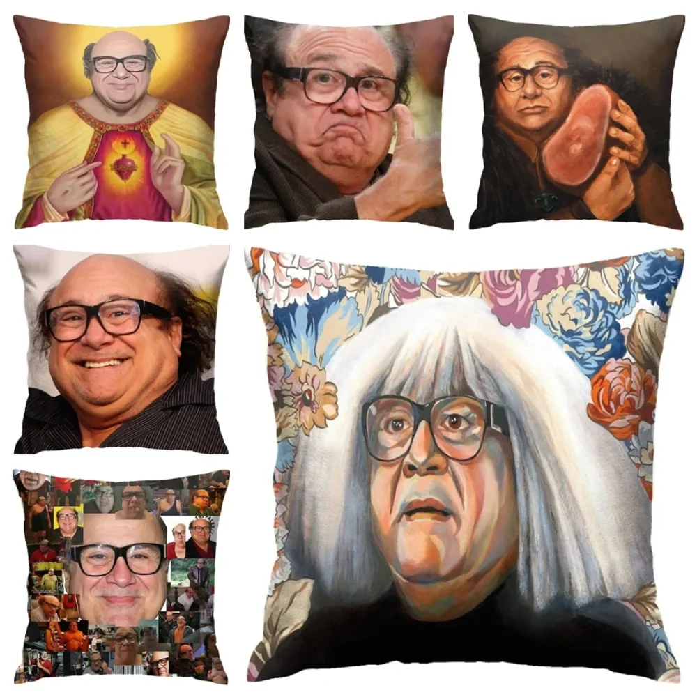 

Throw Pillow Case Danny Painting Devito Flower Decorative Throw Pillow Covers for Sofa Couch Cushion Pillow Cases