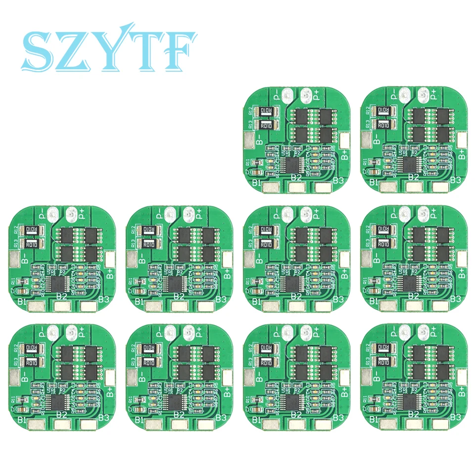 1-10pcs 4S 14.8V / 16.8V 20A Peak Li-ion BMS PCM Battery Protection Board Bms Pcm For Lithium LicoO2 Limn2O4 18650 Li Battery