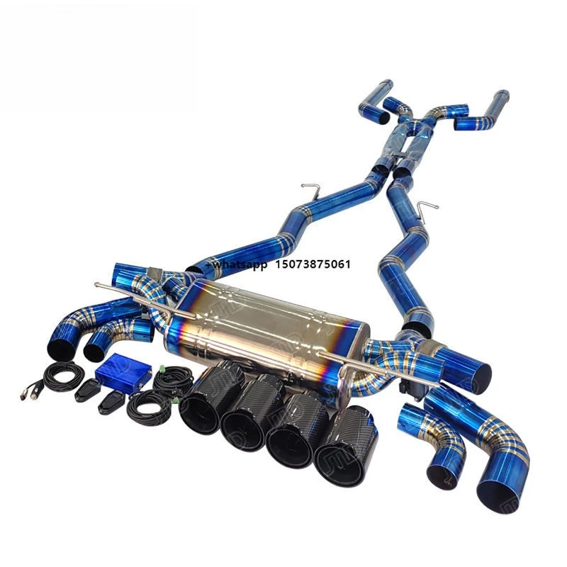 Titanium Alloy Catback Muffler Valvetronic Exhaust System for 2018-2021 M5 F90 4.4T Exhaust