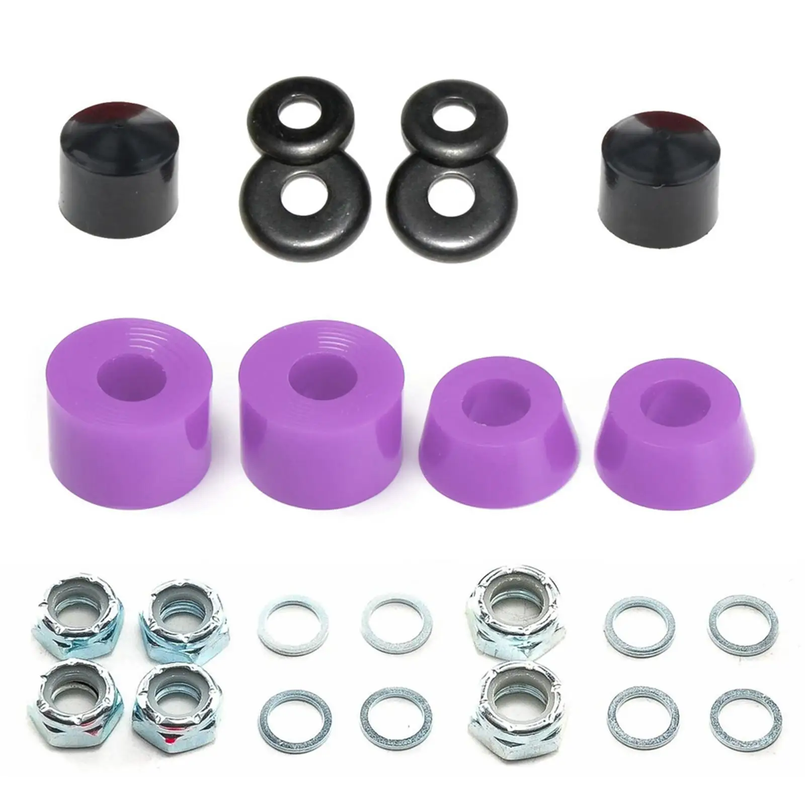 kit-de-reparo-para-trucks-de-skate-amortecedores-de-vibracao-arruelas-e-copos-para-skate-eletrico-diy-e-pratica
