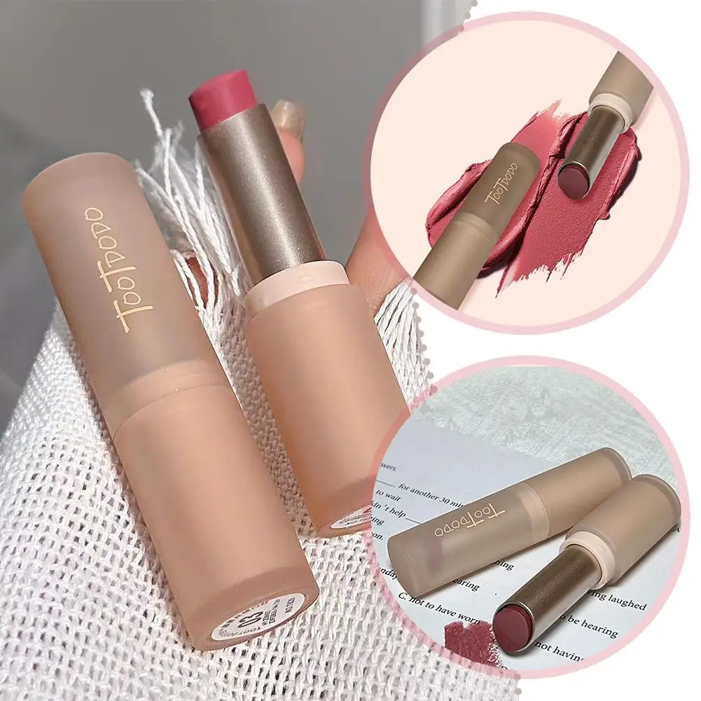 Nieuwe High-End 6 Kleuren Air Mist Fluwelen Lippenstift Lange Lip Waterdicht Rood Matte Sexy Roze Make-Up Balsem Vervagende Lippenstift S8e0