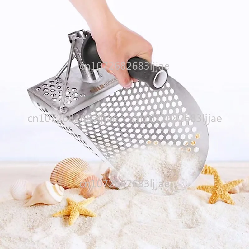 Stainless Steel Beach Sand Shovel Metal Detector Treasure Detection Metal Detector