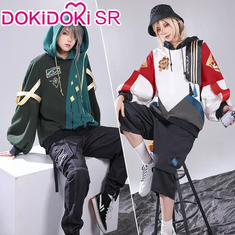 2025 Alhaitham/Kaveh Doujin Cosplay Game Genshin Impact DokiDoki-SR Hoodie Costume Al Haitham Casual Wear Cosplay Halloween