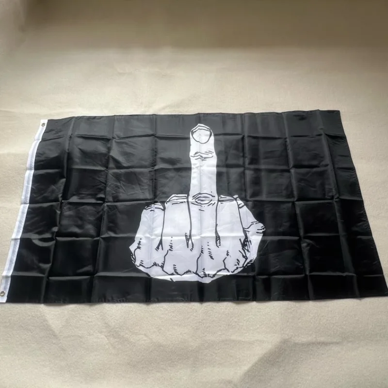 

Украшение для флага среднего пальца, баннер для украшения флага 90x150 см, флаг среднего пальца из двойного пропускаемого полиэстера hangi