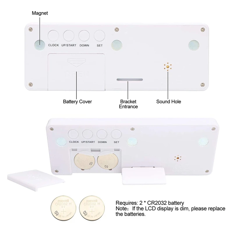 ساعة مؤقت للعد التنازلي الرقمي، ساعة مؤقت للعد التنازلي الرقمي الكبير - 999 يومًا