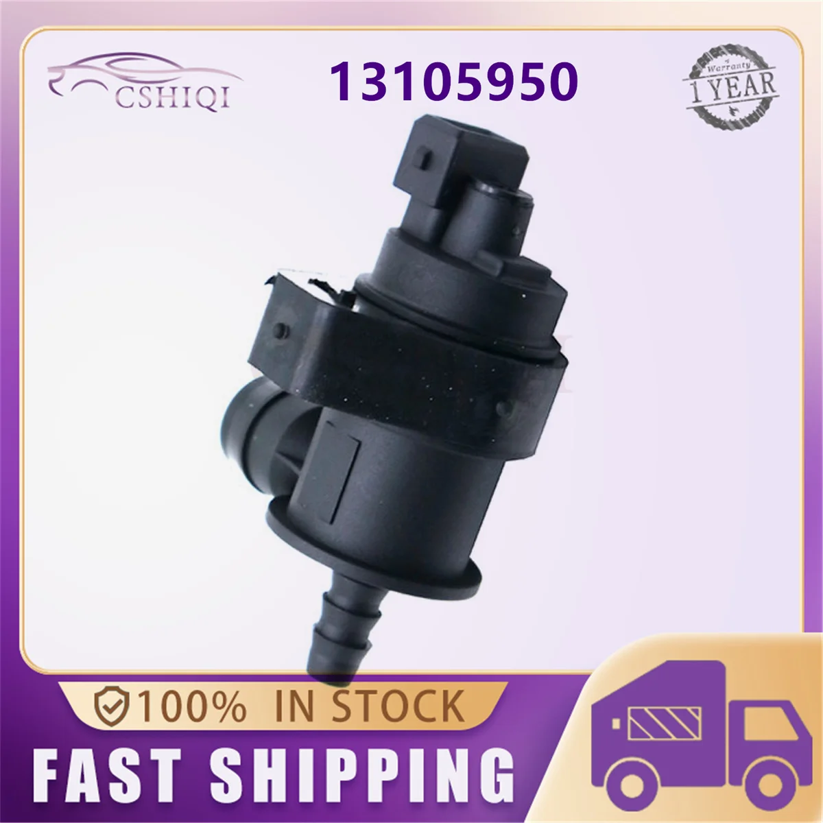 

13105950 Vapor Canister Purge Solenoid Valve For Vauxhall Astra G H J Zafira B MK2 Vectra C Meriva Mokka Insignia A MK1