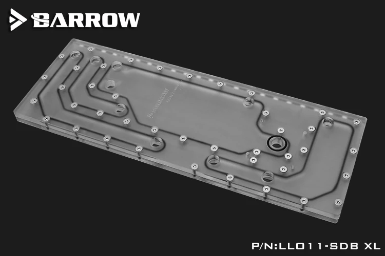 Barrow RGB Liquid Water Cooling Waterway Distro Plate for LianLi O11D XL Chassis LLO11-SDB XL
