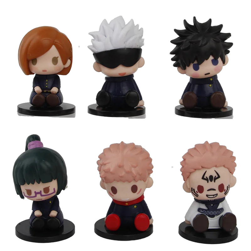 

8CM Anime Jujutsu Kaisen Six Standing Figure Posture Animation Models Toys And Gift Collection Decoration Ornaments PVC