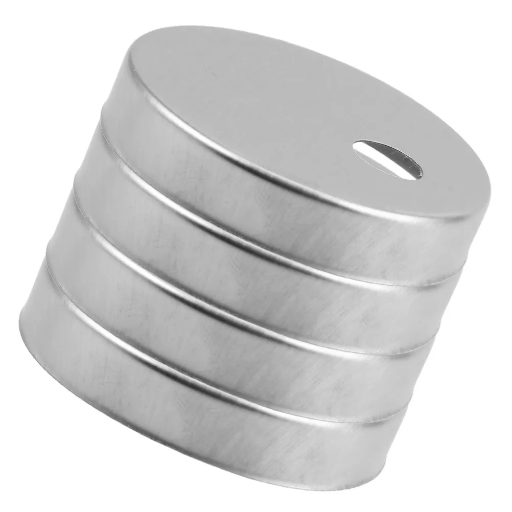 4Pcs Stainless Steel Toilet Bolt Covers Decorative Round Screw Caps Universal Fit for Toilet Seat Bolts Bathroom Aesthetic
