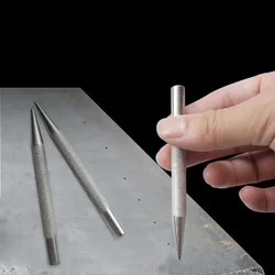 3.7 Inch Knurled Centre Punch Spot Dot Center Center Punches 94mm Carbon Steel Drilling Metal Hardened Sliver Tool