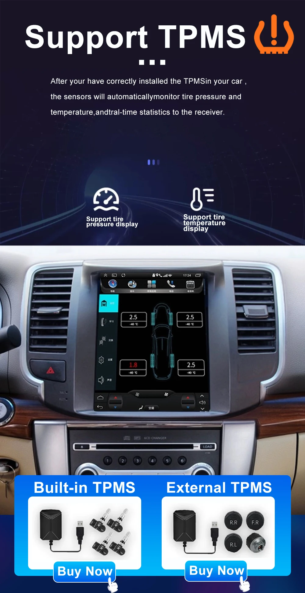 9,7 Zoll qled für Subaru xv Förster 2011-2016 Autoradio Android 14 4g WLAN Carplay Stereo 2 Din kein DVD-Player GPS-Navigation – Detail 24