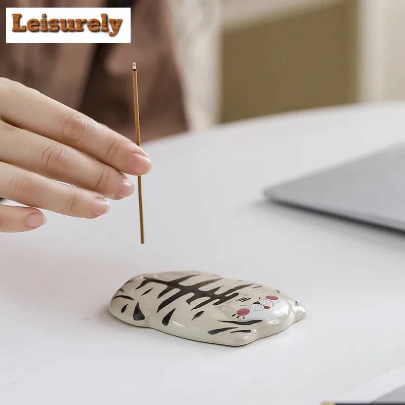 لطيف الحيوان حامل البخور ضباب التدخين البواخر البخور المزروعة رائحة الموزع مبخرة مجموعة لوازم اليوغا