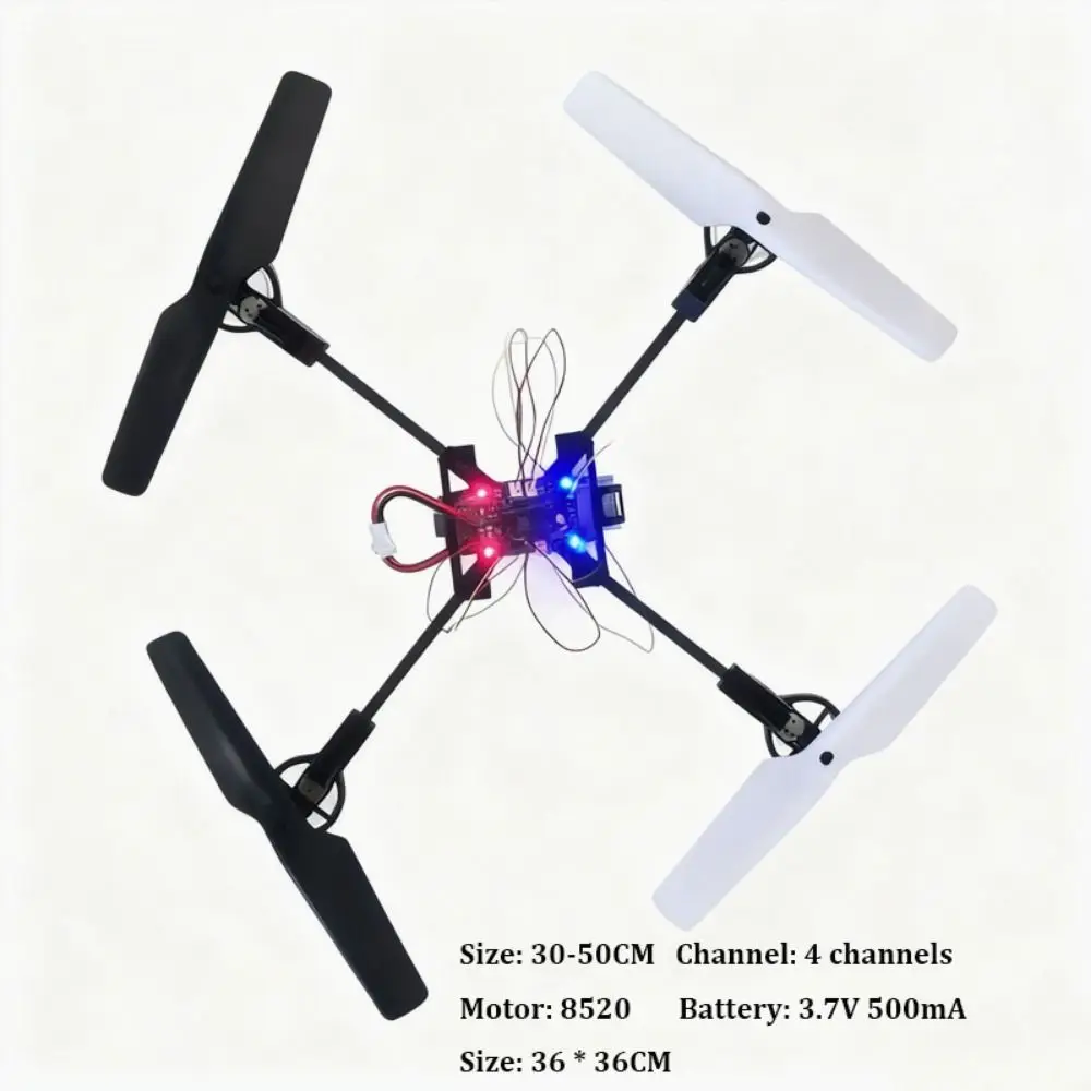 عالية الجودة لتقوم بها بنفسك رف البلاستيك 818 جزء الملحقات مع مجموعة التباطؤ 4 قنوات تعديل الطائرة كوادكوبتر #6