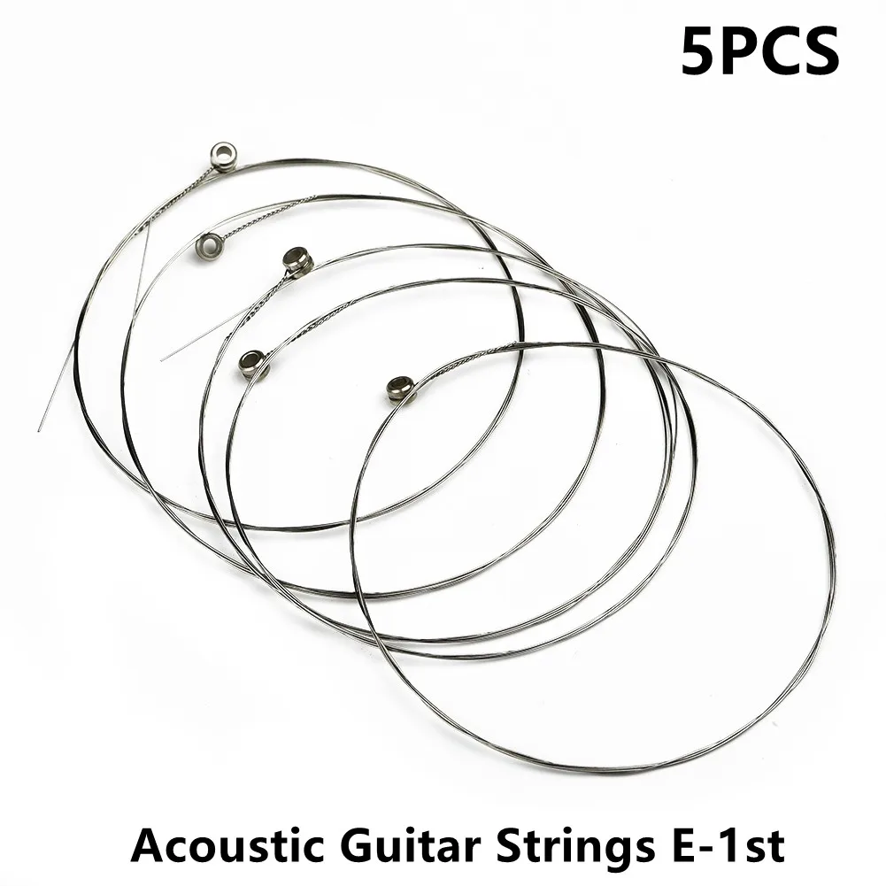 

Single Guitar Strings Guitar Strings Reliable Single String Replacements 5pcs E 1st Gauge 012 for Acoustic Guitars