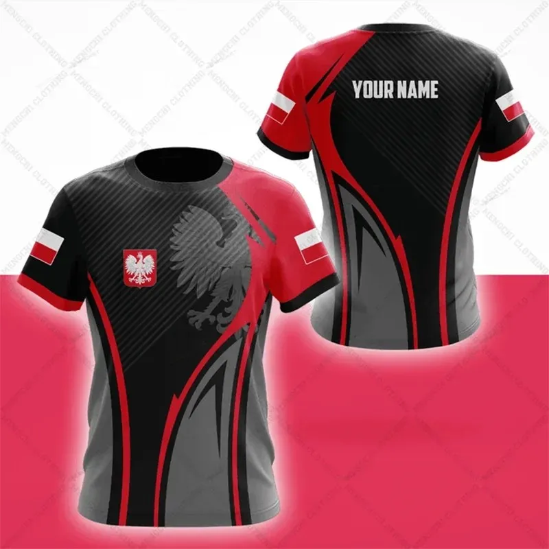 Serin 3D lehçe bayrak kişiselleştirilmiş moda özelleştirilmiş adı erkek kadın eğlence spor çabuk kuruyan günlük sokak o-boyun-gömlek