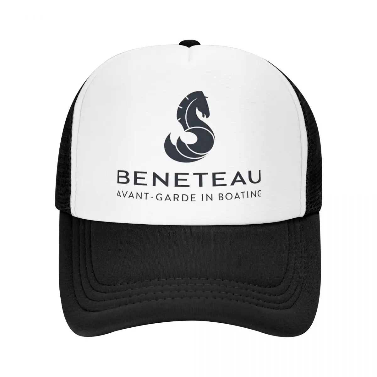 Beneteau Yachts Logo Fishing Boats Mesh Baseball Cap Adult Hip-Hop Trucker Hat Hats Adjustable Snapback Caps Sun Caps Summer