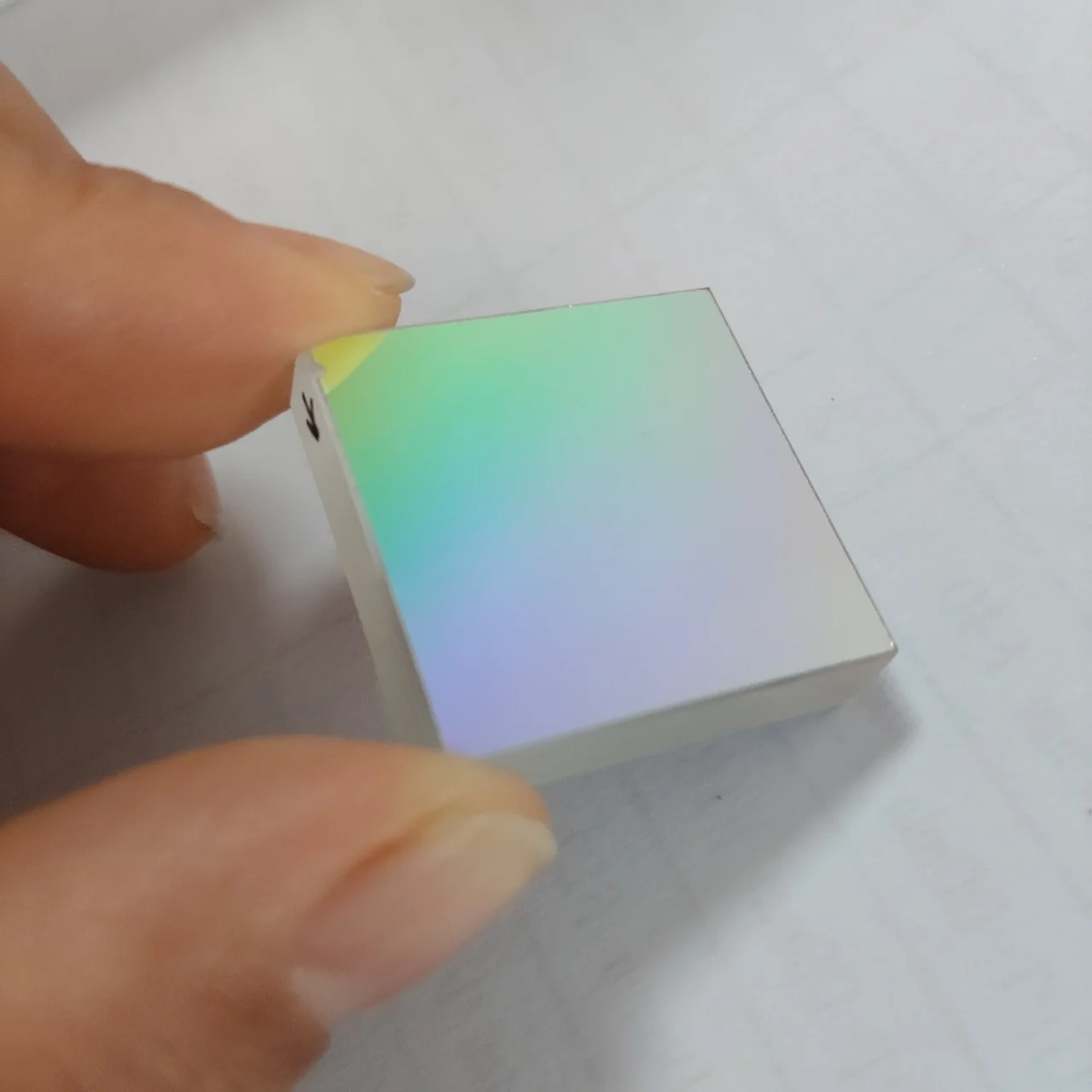 300 Lines-1500lines/mm High Precision K9 Glass Planar Diffraction Grating 25x25x6mm Laser Optical Detection Accessory