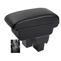 Para coche Volkswagen VW Polo Nivus Novo Virtus caja de reposabrazos caja de almacenamiento de reposabrazos central soporte de codo para conductores y pasajeros