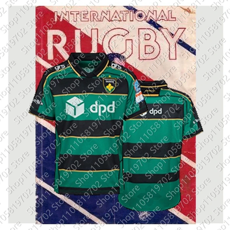 2026/27 Northampton Saints Unisex Rugby Jersey, 3D Print Mesh Breathable Football Jersey, Neutral plus size code