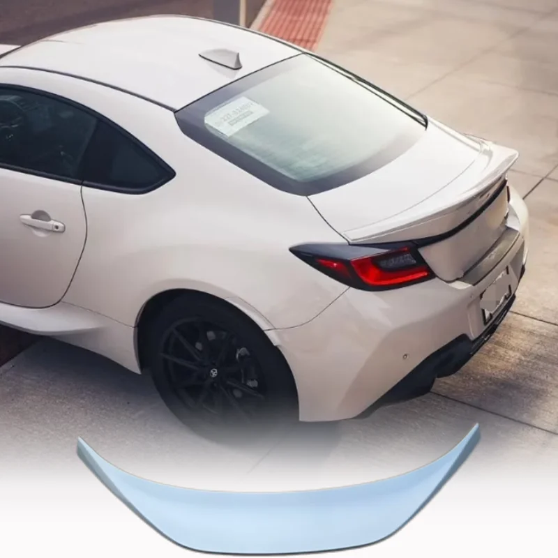 For TOYOTA ZA86 GR86 For Subaru BRZ ABS UNPAINTED /GLOSSY BLACK Spoiler REAR WING TRUNK LIP SPOILERS High Quality 2022-2024