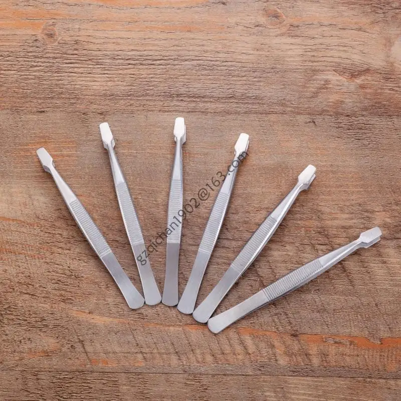 X7AB Sellos Collector Tools Philately Twezers Cejas cejas Builero Tweezers 2 PCS