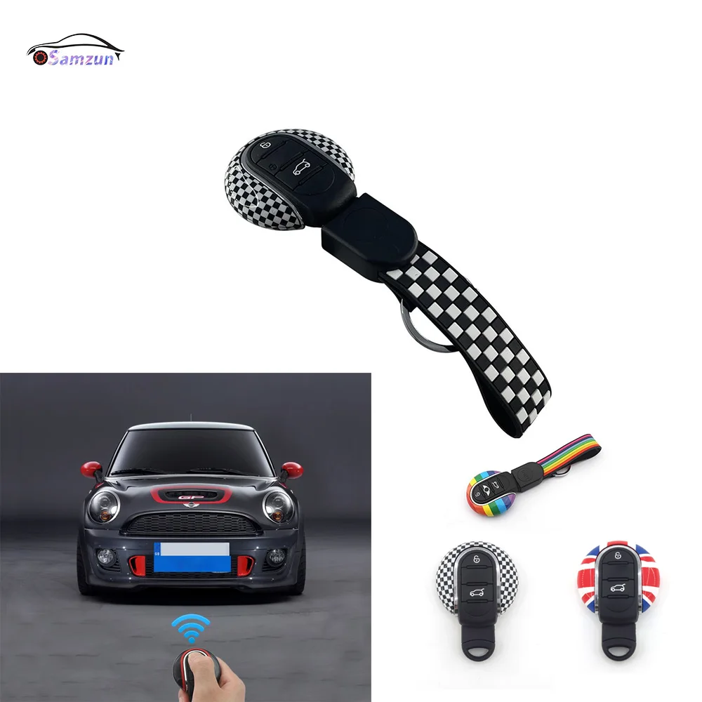 

Car Key Cover For MINI Cooper One S JCW F54 F55 F56 F57 F60 Clubman Countryman Car Key Case Fob Shell Car Styling Accessories