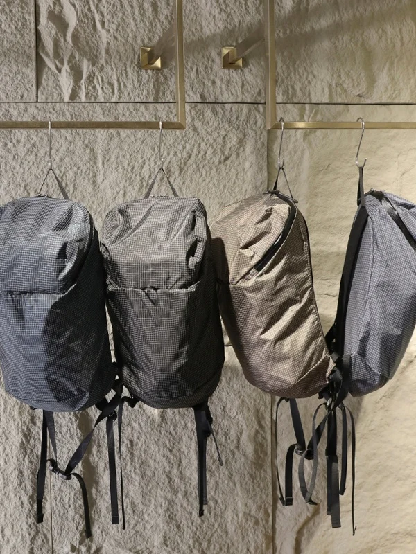 Lightweight Outdoor Checkered Unisex Backpack 2025 Summer New Style Travel Hiking Bag for Men And Women Youth Nylon Material