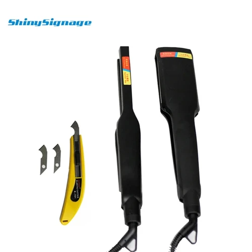 Imagen 1 del producto ShinySignage dobladora de letras de canal de acrílico, dobladora en caliente, señal luminosa 3D, forma de arco/ángulo, 1 par, 220V